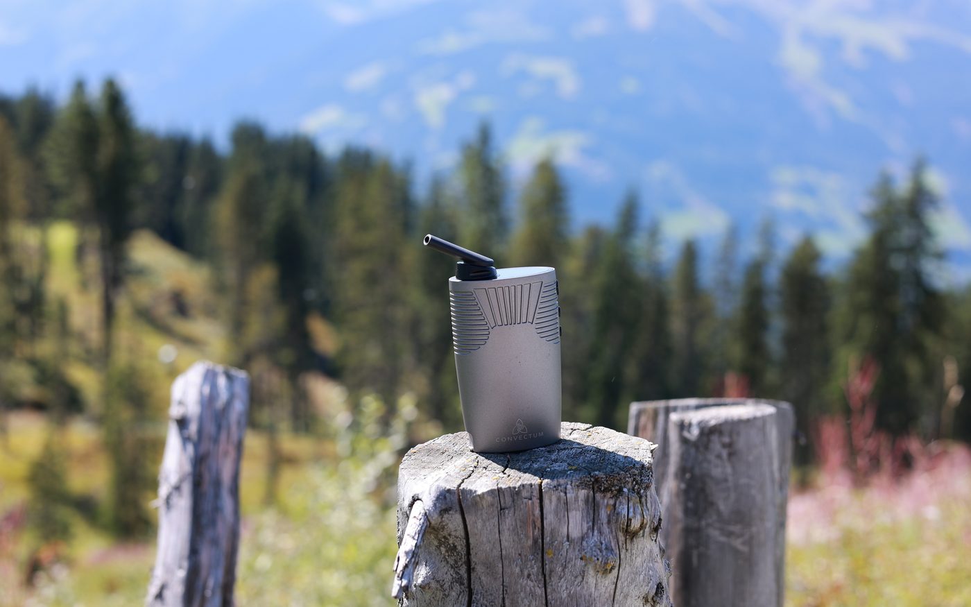 HIZEN Convectum Vaporizer in den Bergen